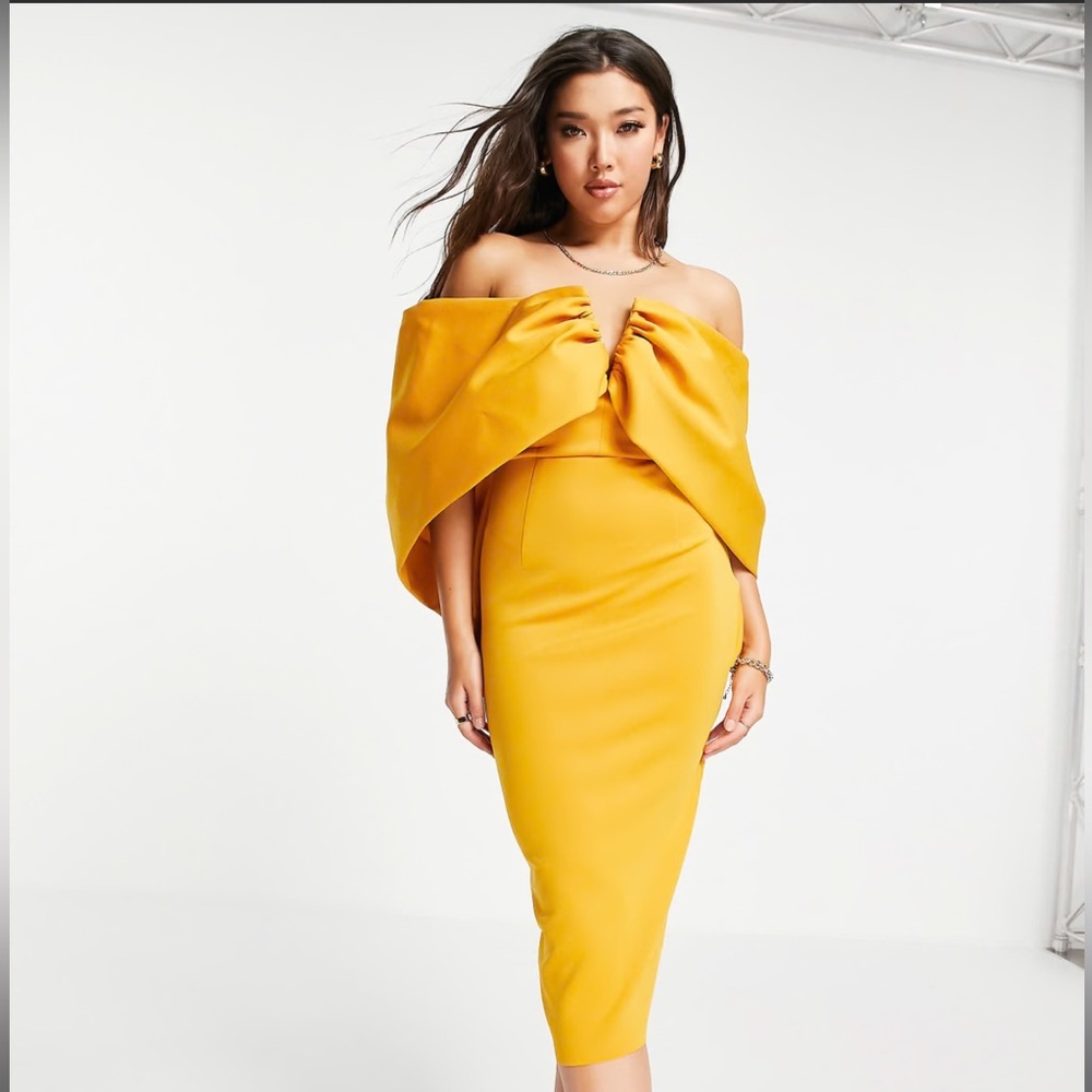 Vibrant Mustard dress